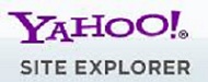 Yahoo! Site Explorer Yahoo! Site Explorer