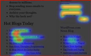 Clickanalyse mit heatmap