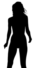 Frauen Silhouette