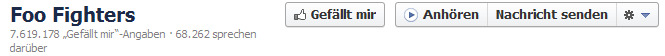 Anhören-Button bei Facebook