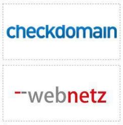 checkdomain logo und webnetz logo