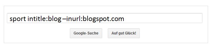 Google-Suche mit Parametern