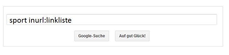 Google-Suche mit Parametern