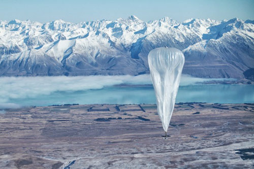 Einer der Google Testballons in Neuseeland