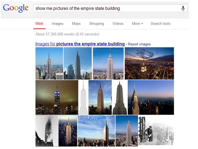 Google pictures of empire state building