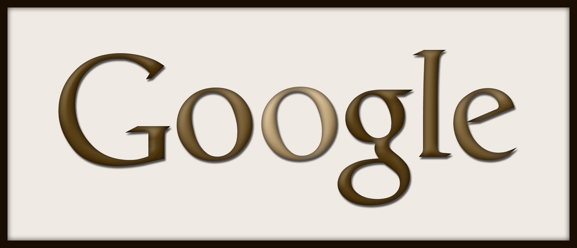 Google Logo sepia