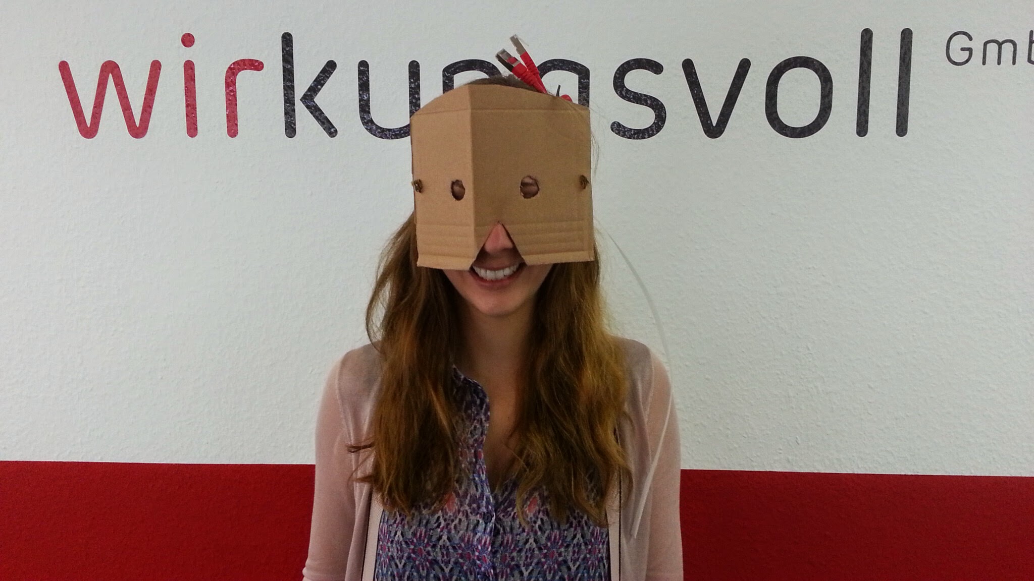 Gesa als Cardboard-Tester