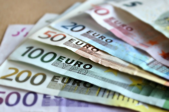 Geld Euro Banknoten