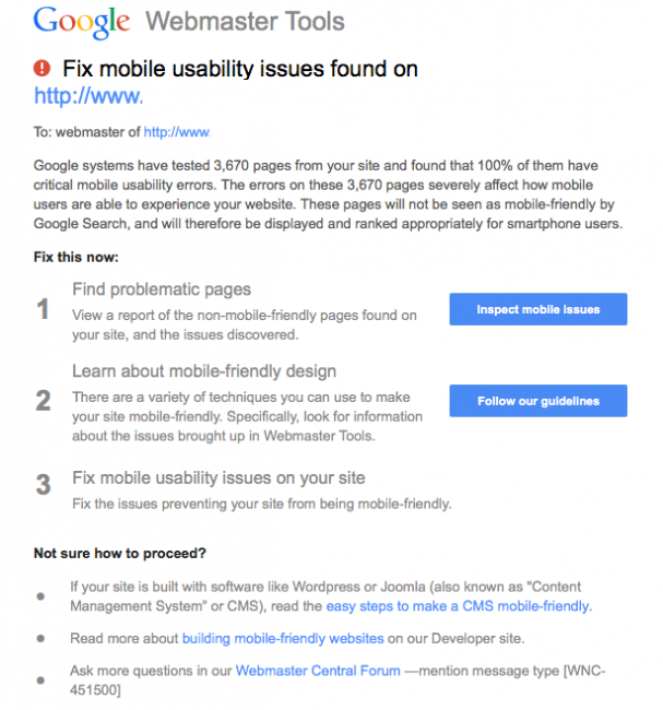 google-mobile-seo-errors