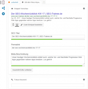 Einführung: WordPress SEO Plugin by Yoast