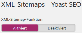 Automatische XML-Sitemap aktivieren