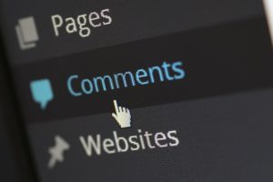 Cursor klickt auf Comments in CMS