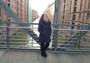 Seo Trainee Jill in der Speicherstadt Hamburg