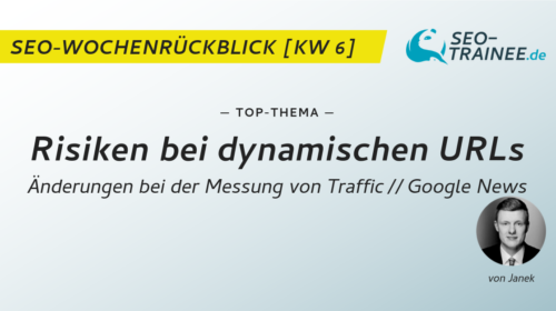 Top-Thema: Risiken bei dynamischen URLs