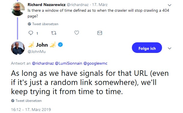 Solange es Signale von einer 404-Seite gibt, werden Crawler diese auch identifizieren können.