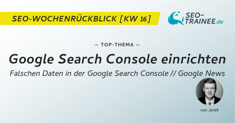 Top-Thema: Google Search Console einrichten