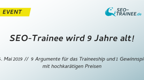 9 Argumente für das Traineeship und 1 Gewinnspiel mit hochkarätigen Preisen