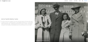 Bild der Anne Frank-Familie aus der Bilderreihe von Google Arts & Culture.