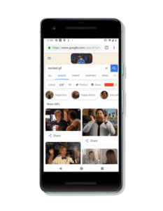 GIFs sind ab sofort in der Google-Bildersuche verfügbar. ©Google