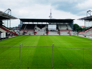 Das Millerntor-Stadion als Location für den Digital Kindergarten 2019.