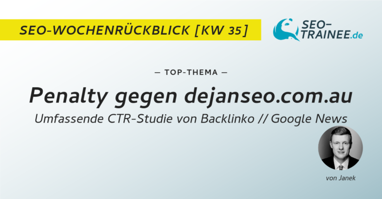 Top-Thema: Penalty gegen dejanseo.com.au