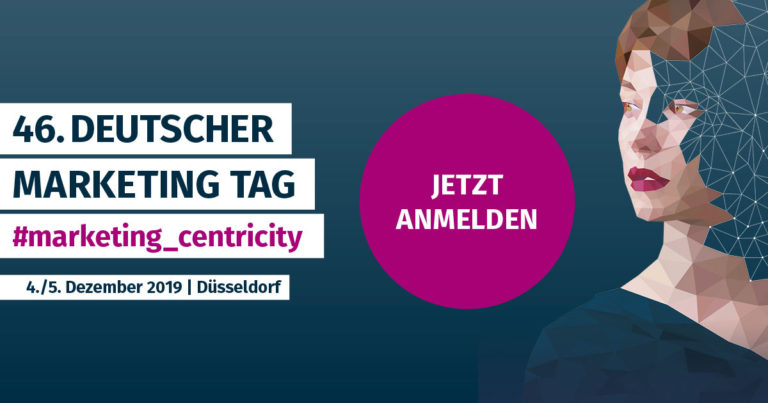 Banner des Deutschen Marketing Tages 2019