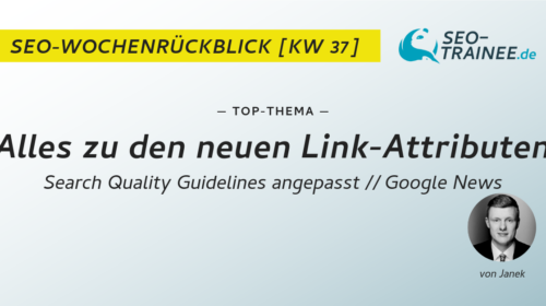 Top-Thema: Alles zu den neuen Link-Attributen