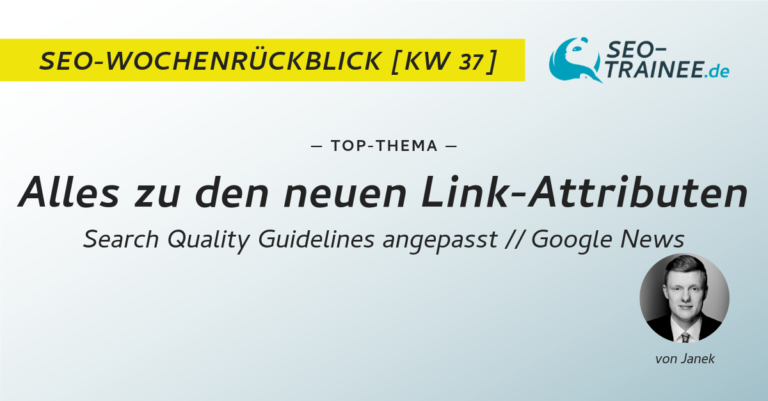 Top-Thema: Alles zu den neuen Link-Attributen