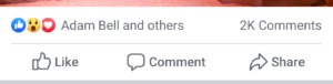 Facebook zeigt nicht mehr an, wie viele Likes auf einem Beitrag sind.