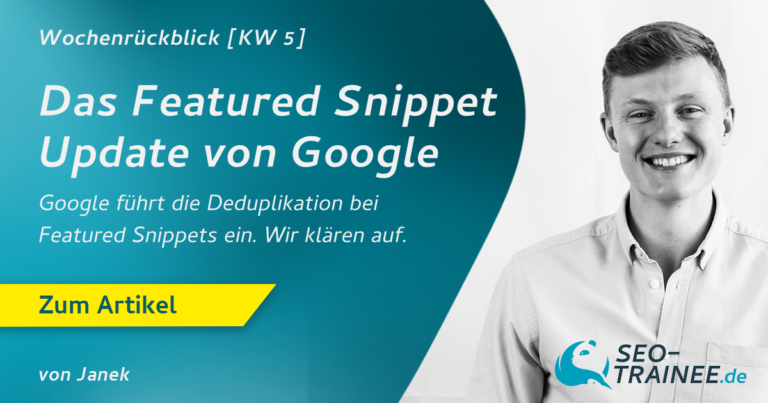 Das Featured Snippet Update von Google