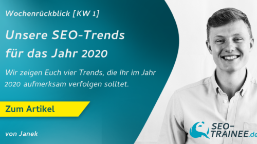 Unsere SEO-Trends für das Jahr 2020