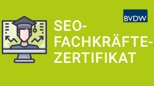 SEO-Zertifikat für Fachkräfte