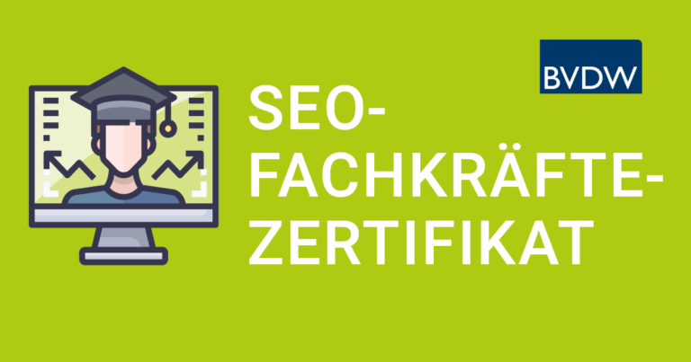 SEO-Zertifikat für Fachkräfte