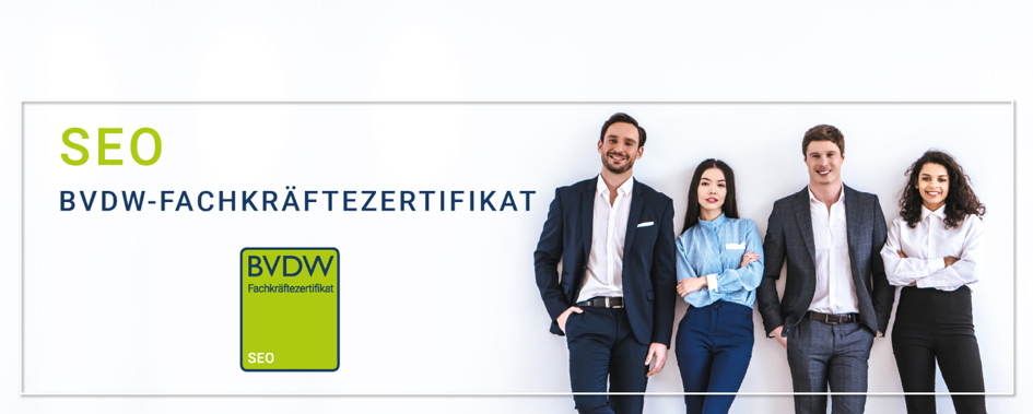 SEO-Fachkräftezertifikat des BVDW