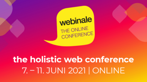 webinale - the holistic web conference vom 7. bis 11 Juni online