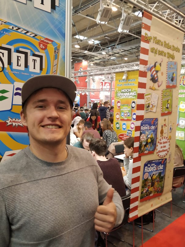 Christoph auf der SPIEL in Essen