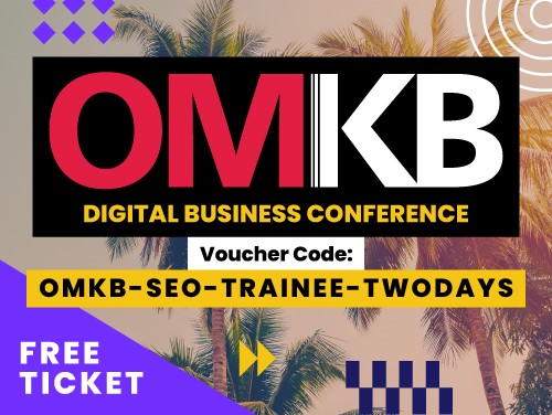 OMKB-Rabattcode für ein kostenloses Ticket: OMKB-SEO-TRAINEE-TWODAYS 