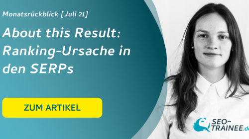 About this Result: Ranking-Ursache in den SERPs