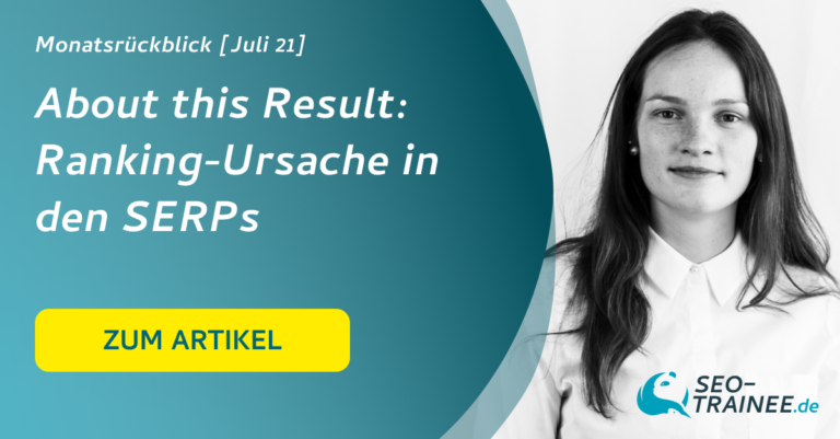 About this Result: Ranking-Ursache in den SERPs