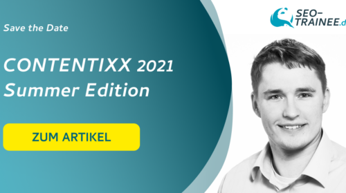 Save the date CONTENTIXX 2021 Summer Edition