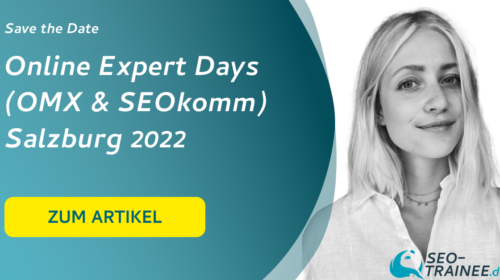 Save the Date Online Expert Days 2022 Beitragsbild