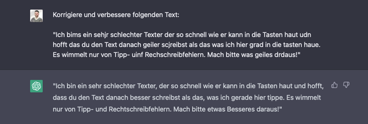ChatGPT Textoptimierung, Quelle: koschlinkperformance.de