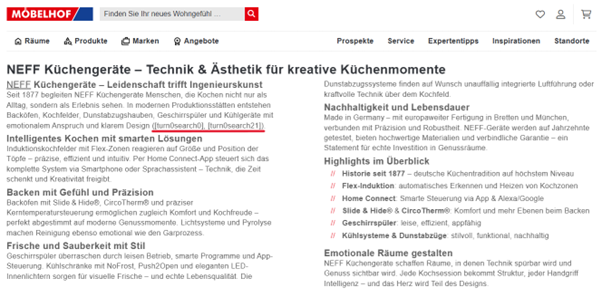 Beispiel für Marker bei KI-Texten