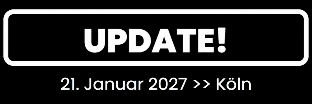 Update! Logo am 21.01.2027 in Köln